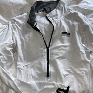 victoria secret pink quarter zip